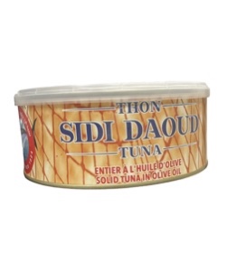 sidi daoud thon pale entier en conserve à l'huile d'olive 620gr