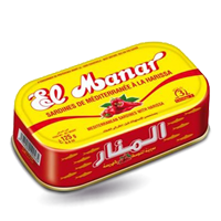 Sardines Manar à l'harissa 125g