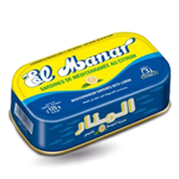 ElManar Sardines  au citron 125g