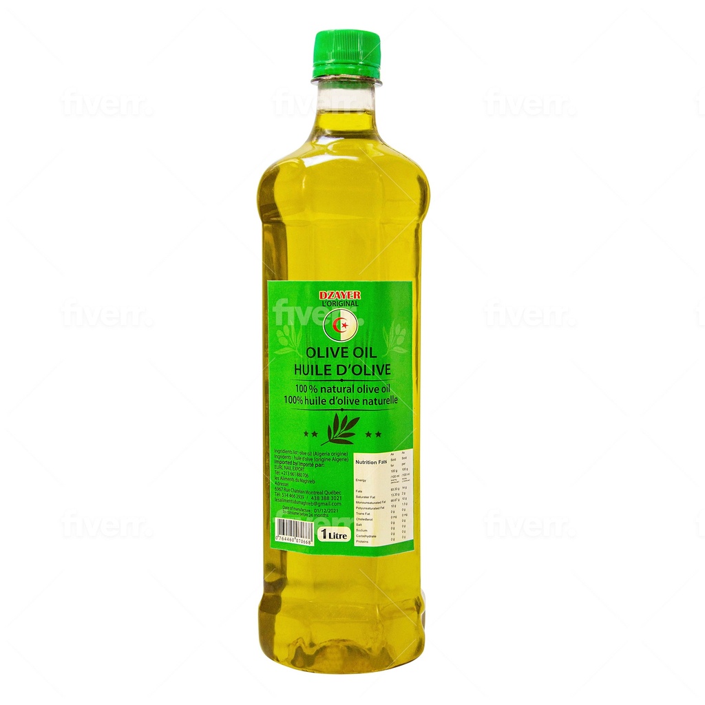 Huile d'olive -Djazair- 1L