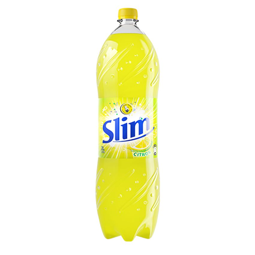 Boisson Gazeuse Slim citron 2L