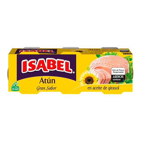 Isabel -Thon Triplet a l'huile - 3*65g