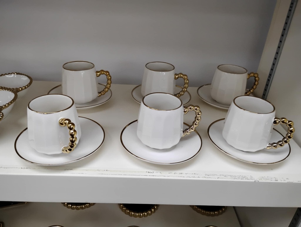 Service à café en porcelaine fine