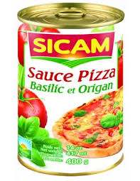 Sicam-Sauce pizza 400g-basilic et origan