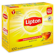 Thé noir en sachet Lipton