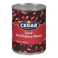 Cedar Haricot rouge kidney 540ml