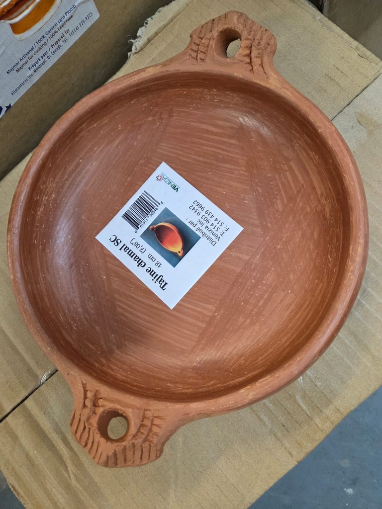 TAJINE CHAMAL SANS COUVERT 18CM