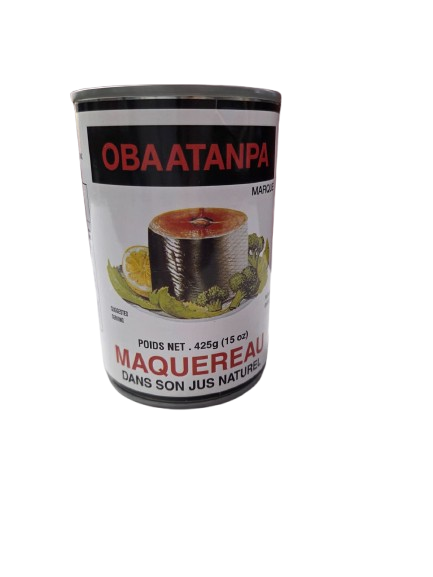 MACKEREL CONSERVE BLANC OBAATANPA 425G