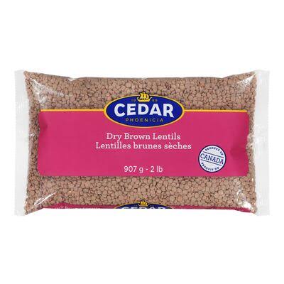 CEDAR LENTILLE BRUN SEC 907G