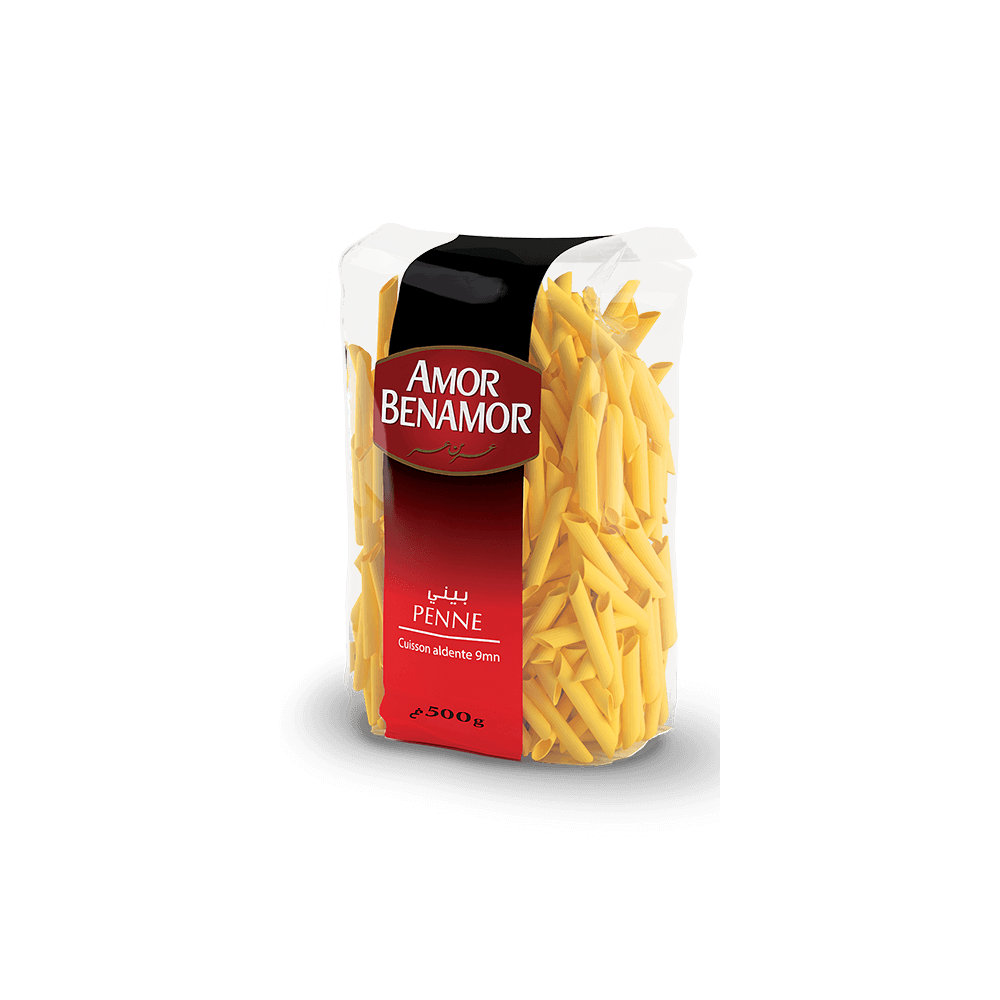 PATES ALIMENTAIRE PENNE AMOR BEN AMOR-500G