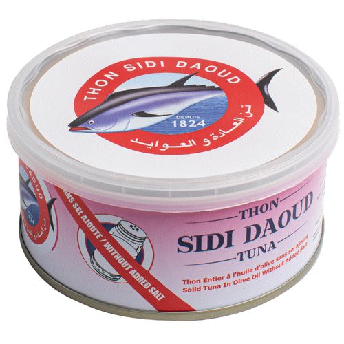 sidi daoud thon sans sel 160Gr