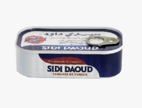 sidi daoud sardine aux piments 120GR