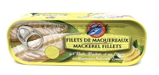 SIDI DAOUED FILET MAQUEREAUX CITRON 170gr