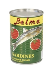 [6111116000847] belima sardines à la sauce tomate 120gr