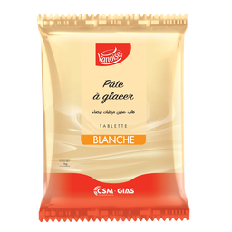 Pâte à Glacer Chocolat Blanc -Vanoise- 500g