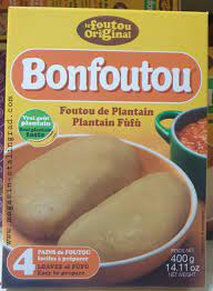 Foutou de Banane Plantain-Bonfoutou 400g