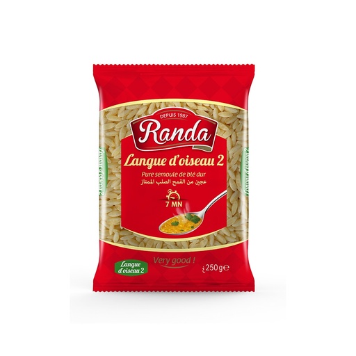 [6194004613305] LANGUE D’OISEAU 2 RANDA 250GR