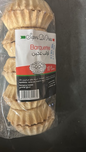Barquettes à garnir Sapori di Pasta