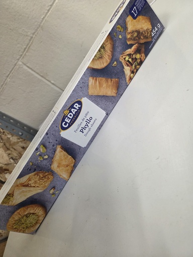 CEDAR PATE PHYLLO CONGELE 454G