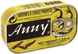 SARDINE ANNY  HV PIMENT 125G
