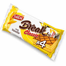 BISCUIT BREAK VANILLE 35G * 4