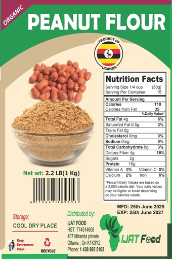 ARACHIDE EN POUDRE BONMAFE 500G