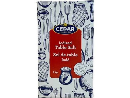 CEDAR SEL DE TABLE 1KG