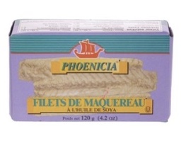 [770338190840] phoencia filet de maquereau a l'huile de soja 120gr